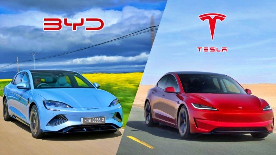 Tesla BYD