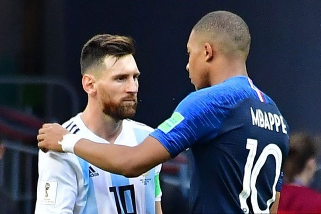 Messi Mbappe